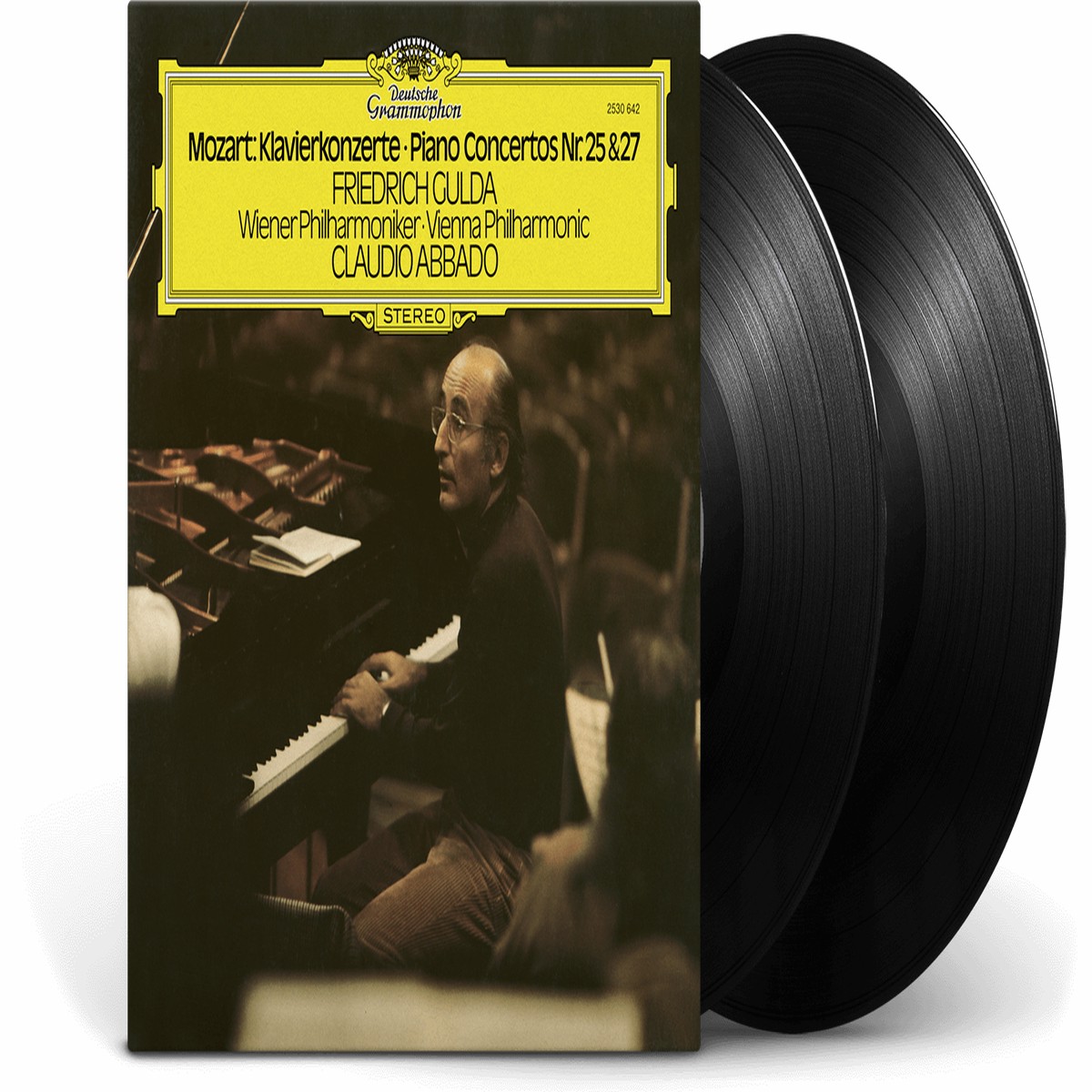 FRIEDRICH GULDA, CLAUDIO ABBADO & WIENER PHILHARMONIKER : Wolfgang Amadeus Mozart: Piano Concertos Nos. 25 & 27