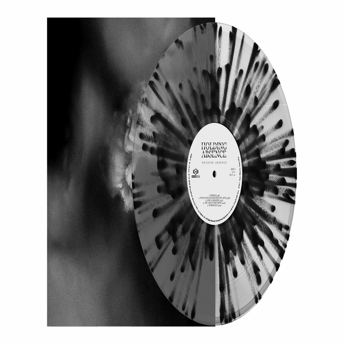 Holding Absence : Holding Absence (Limted Clear and Black Splatter Vinyl LP)