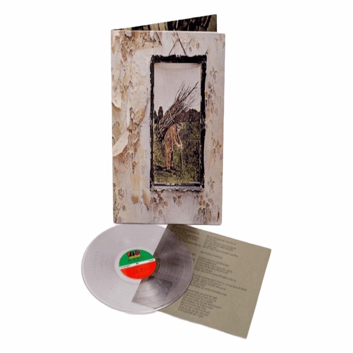 Led Zeppelin : Led Zeppelin IV Atlantic 75 Reissue (Clear Vinyl)