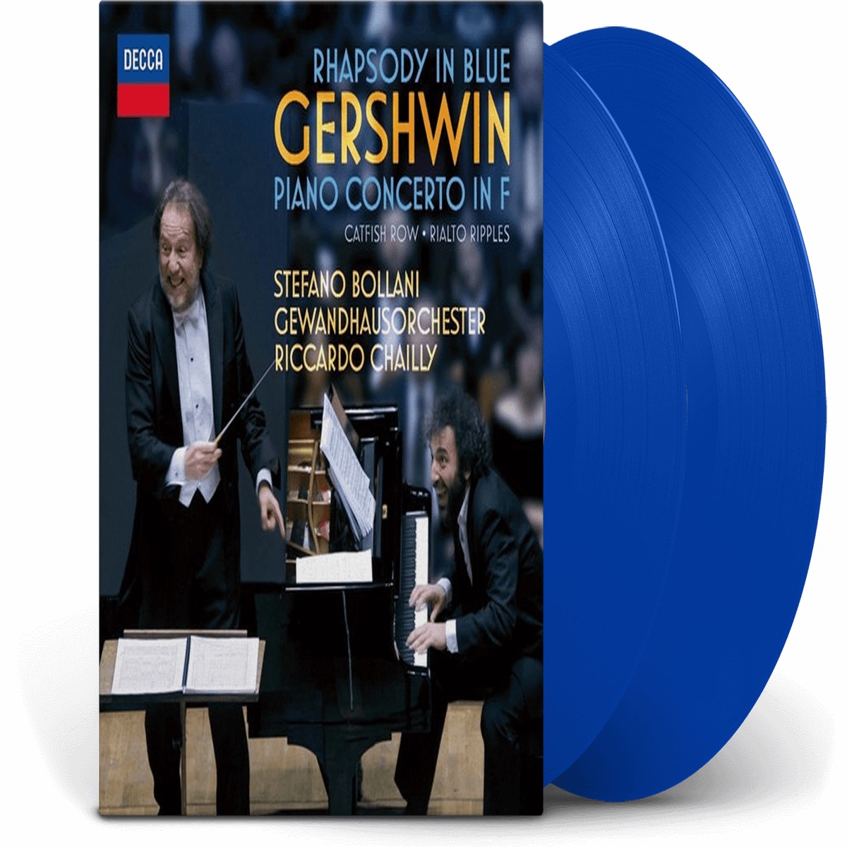 Riccardo Chailly, Stefano Bollani : Gershwin – Rhapsody in Blue (180g Blue Vinyl)