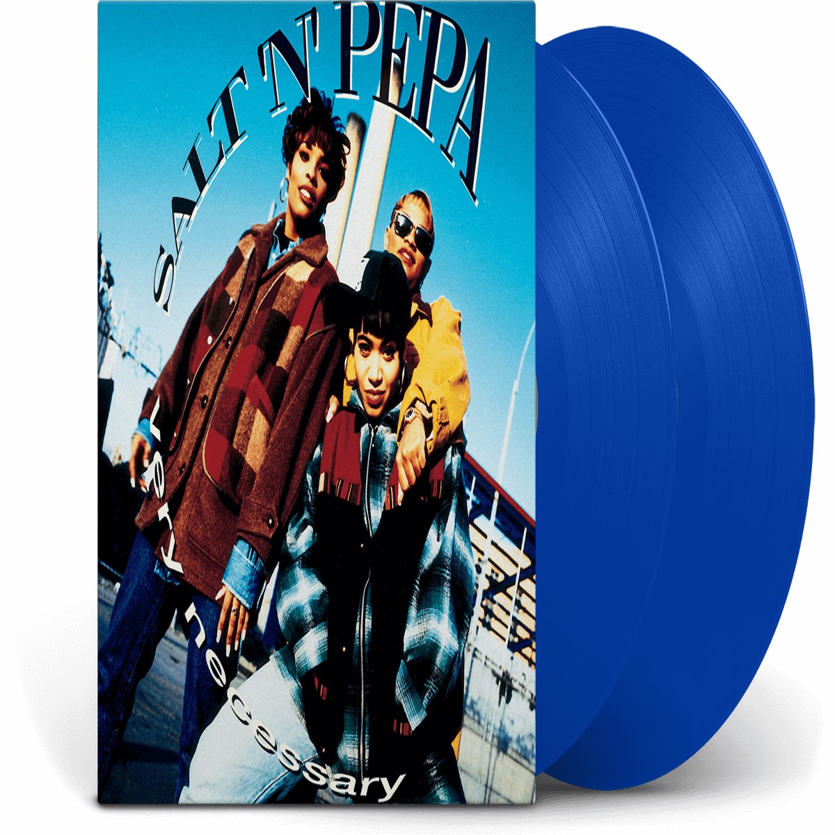 Salt-N-Pepa : Very Necessary (30th Anniversary Edition) (Blue Vinyl Exclusive to The Record Hub.com)
