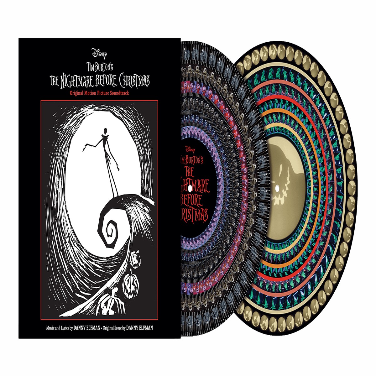 Various Artists : The Nightmare Before Christmas (Zoetrope vinyl, gatefold sleeve)