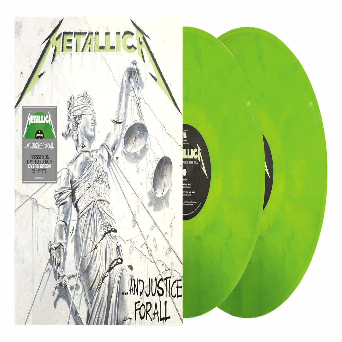 Metallica : …And Justice For All (Dyers Green Coloured Vinyl)