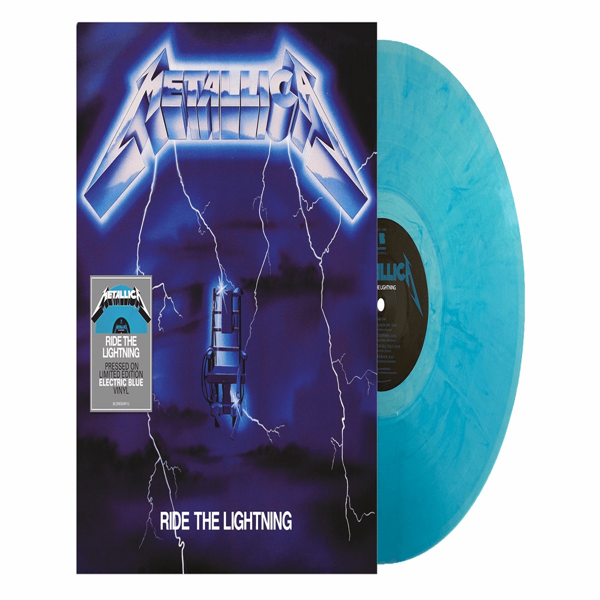 Metallica : Ride The Lightning (Electric Blue Coloured Vinyl)