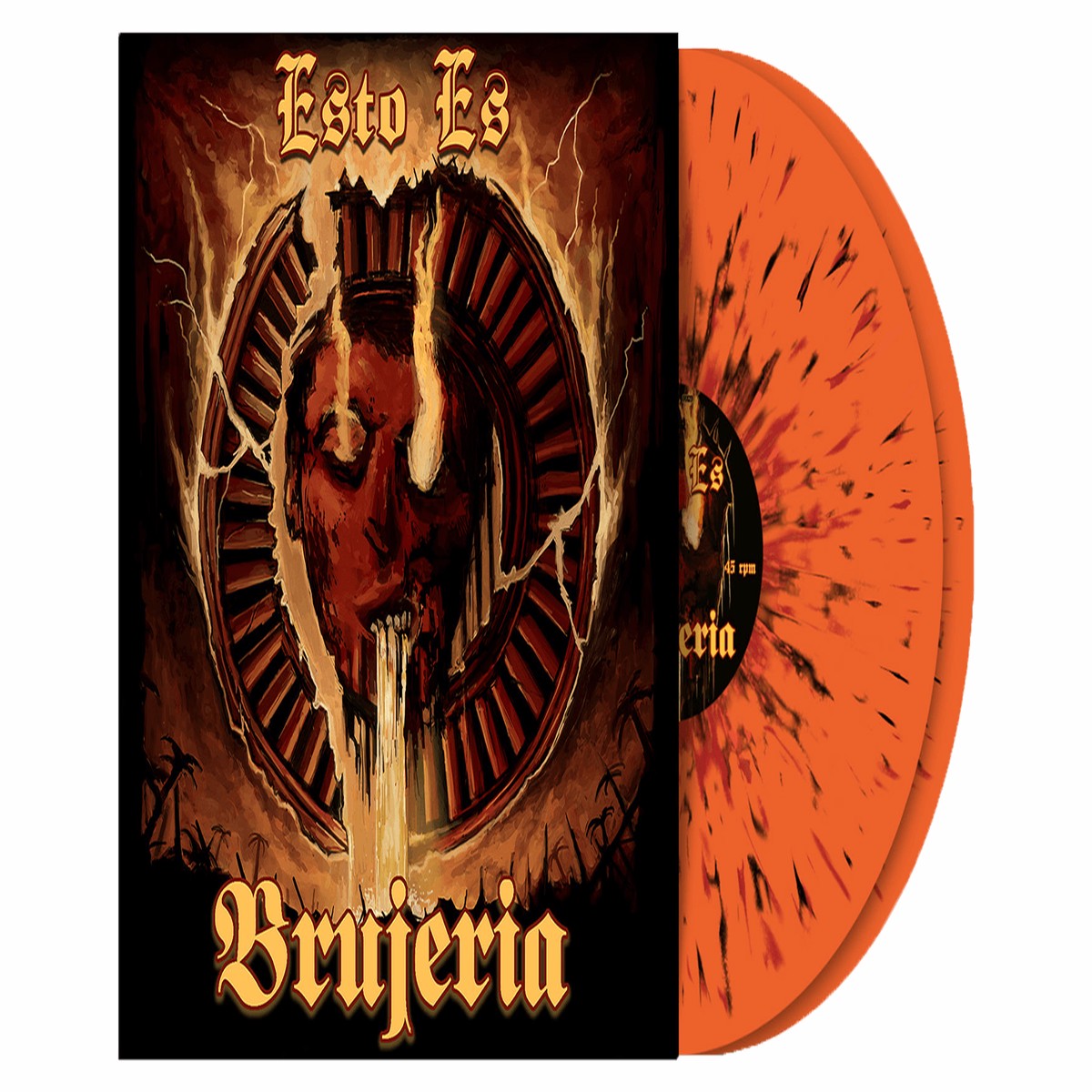 Brujeria : Esto Es Brujeria (Orange/Red/Black Splatter Vinyl LP)