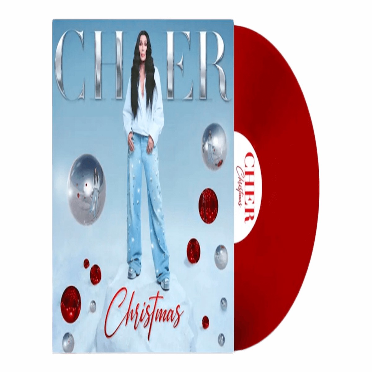 Cher : Cher Christmas (Ruby Red Standard LP)