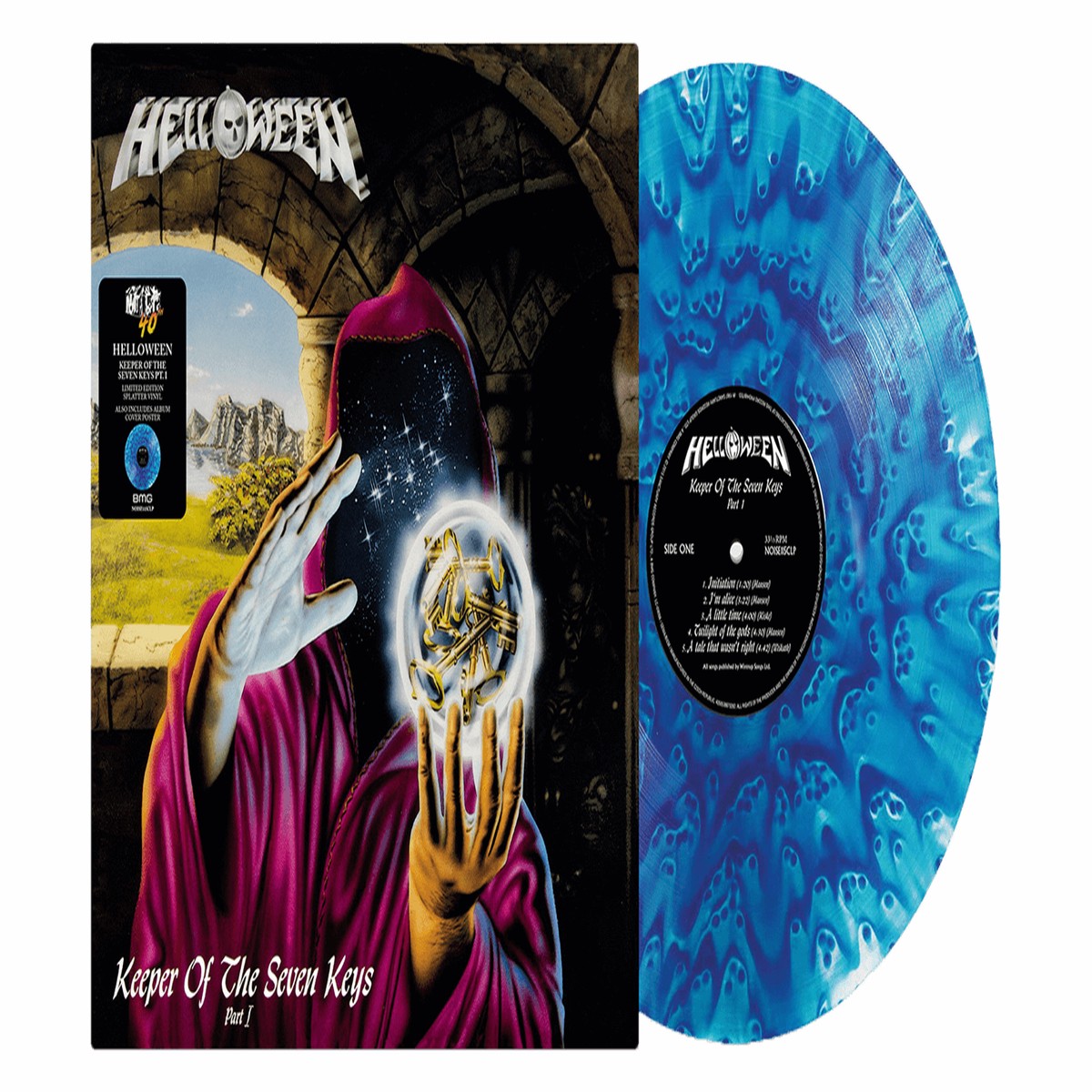 Helloween : Keeper of the Seven Keys, Pt. 1 (Blue and White Splatter Vinyl)