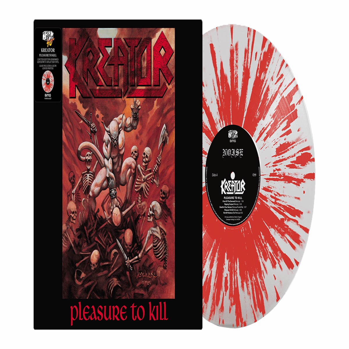 Kreator : Pleasure to Kill (Clear Red Splatter)