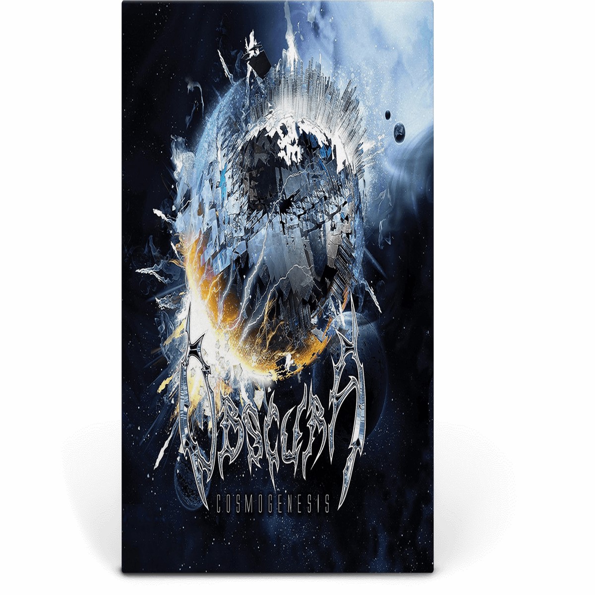 Obscura : Cosmogenesis (Halloween Orange / Silver & Royal Blue Splatter Vinyl)