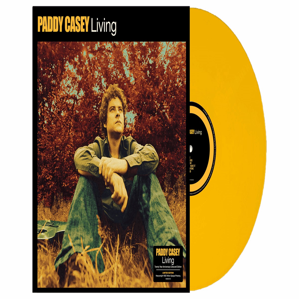 Paddy Casey : Living – 20th Anniversary Edition (Colour Vinyl)