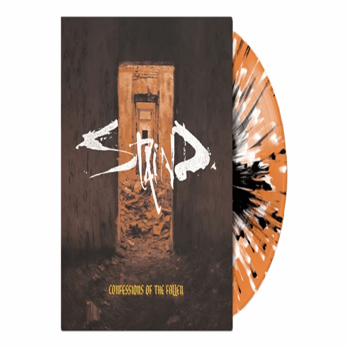 Staind : Confessions Of The Fallen (Orange with Black and White Splatter Vinyl LP)