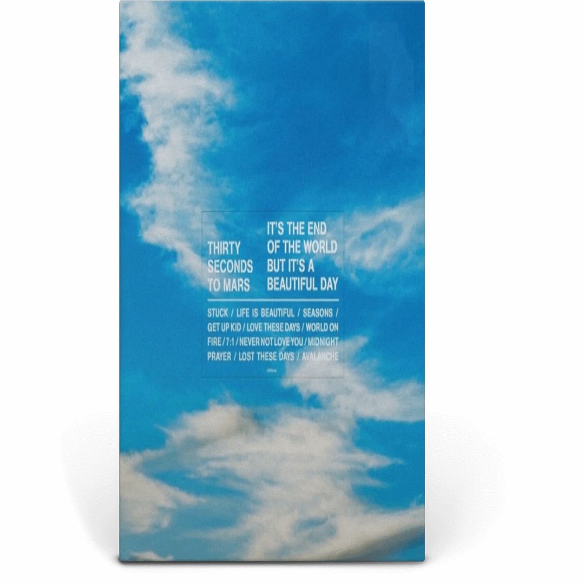 Thirty Seconds To Mars : Its The End Of The World But Its A Beautiful Day (Opaque Orange Vinyl)