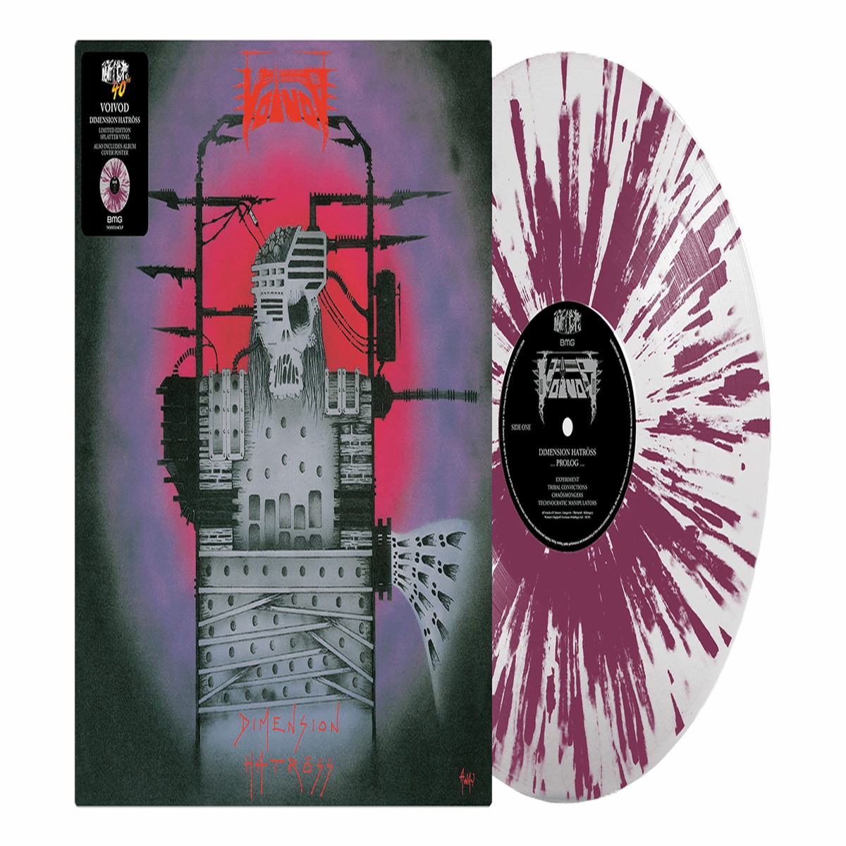 Voivod : Dimension Hatross (Clear Purple Splatter Vinyl)