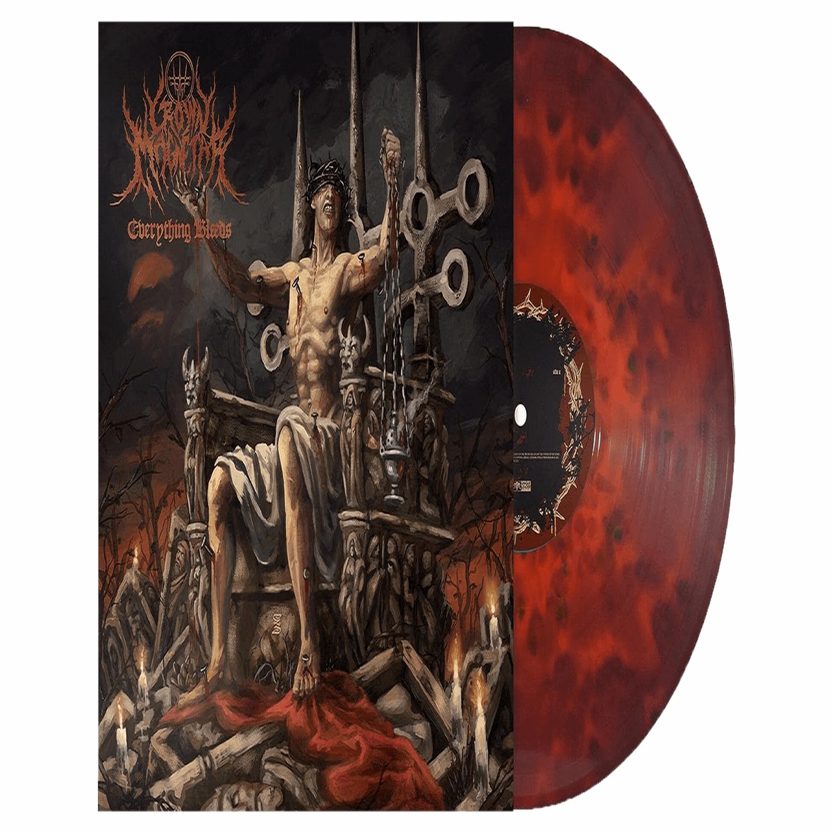 Crown Magnetar : Everything Bleeds (Red Marble Vinyl)