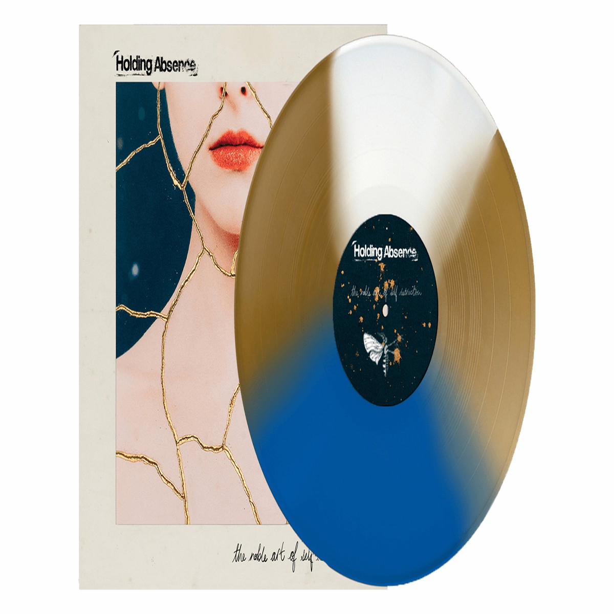 Holding Absence : The Noble Art Of Self Destruct (White/Mid Blue/Gold Vinyl LP)