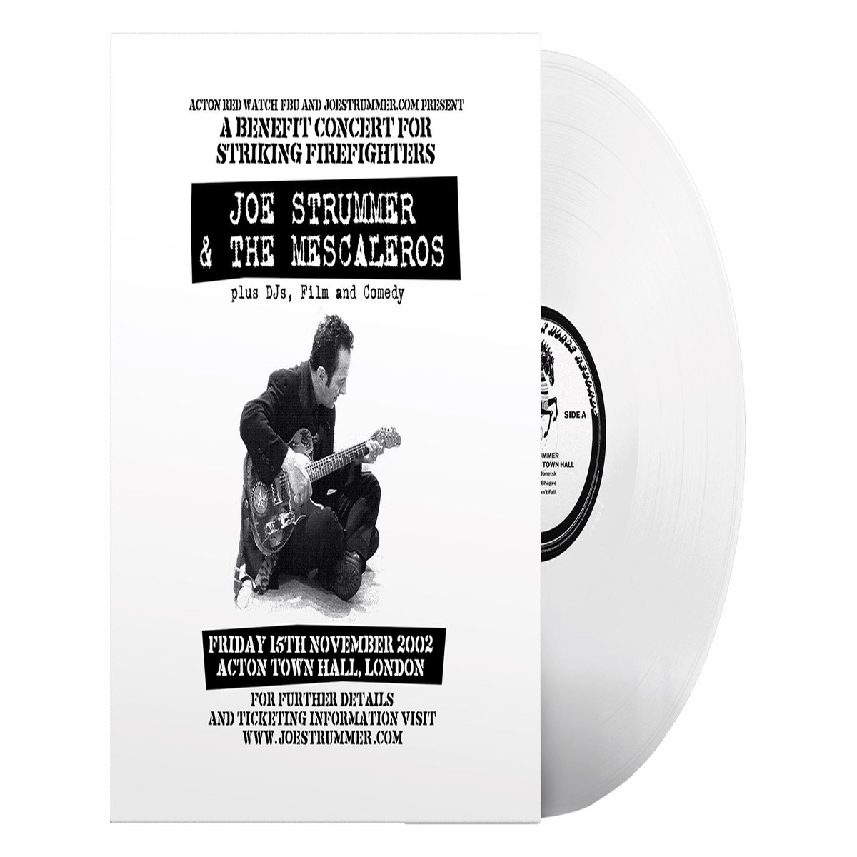 Joe Strummer & The Mescaleros : Live at Acton Town Hall (Clear Vinyl LP)