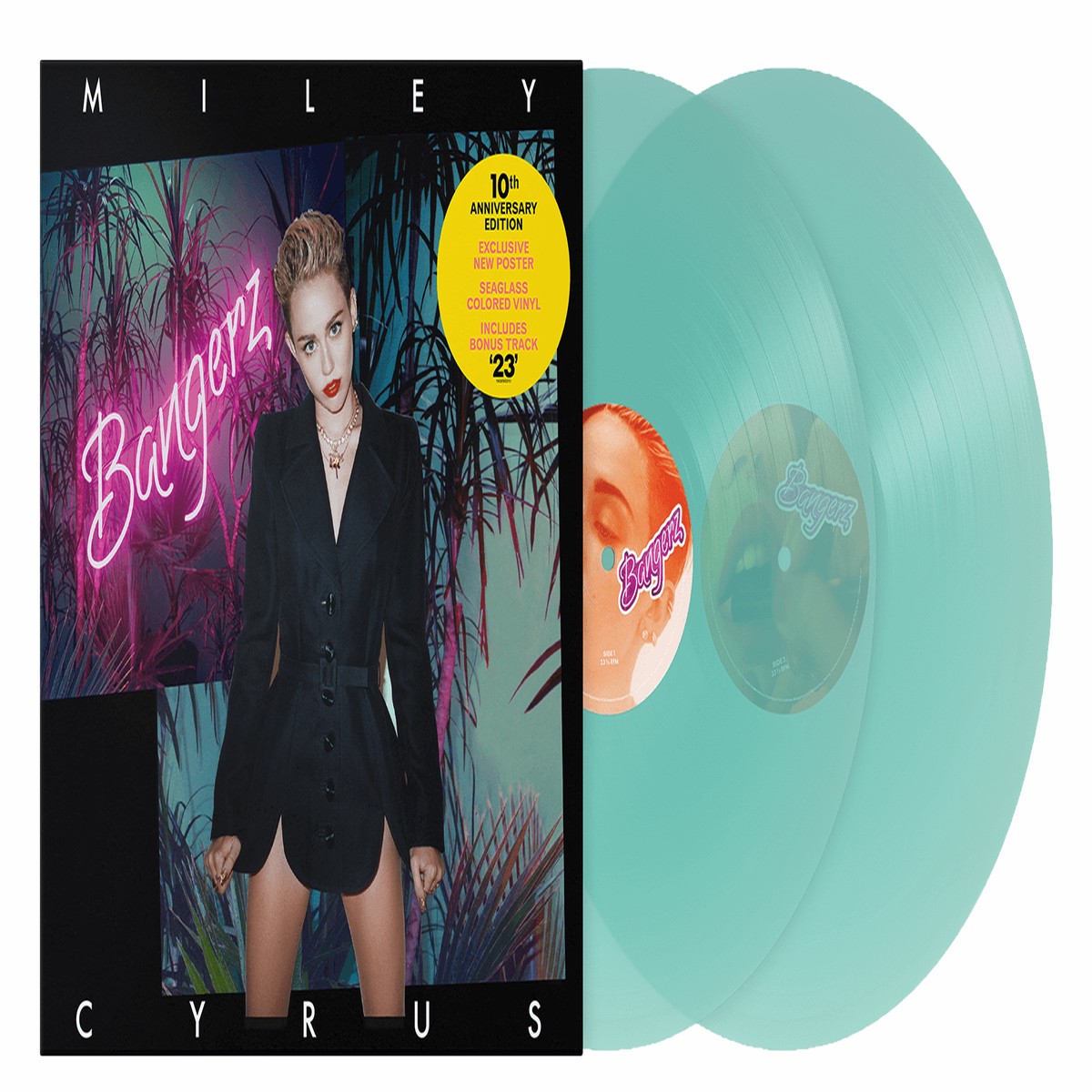 Miley Cyrus : Bangerz: 10th Anniversary (Ltd Seea Glass Vinyl)