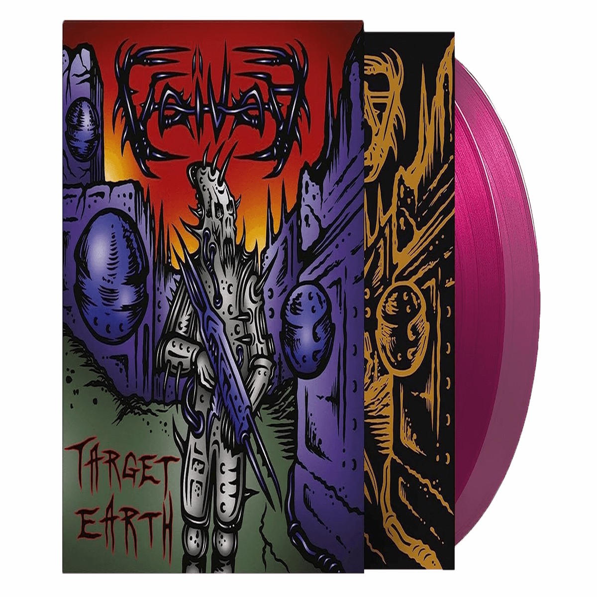 Voivod : Target Earth (Magenta Vinyl)