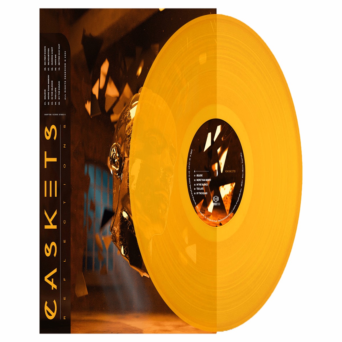 Caskets : Reflections (Corona Orange/White Vinyl LP)