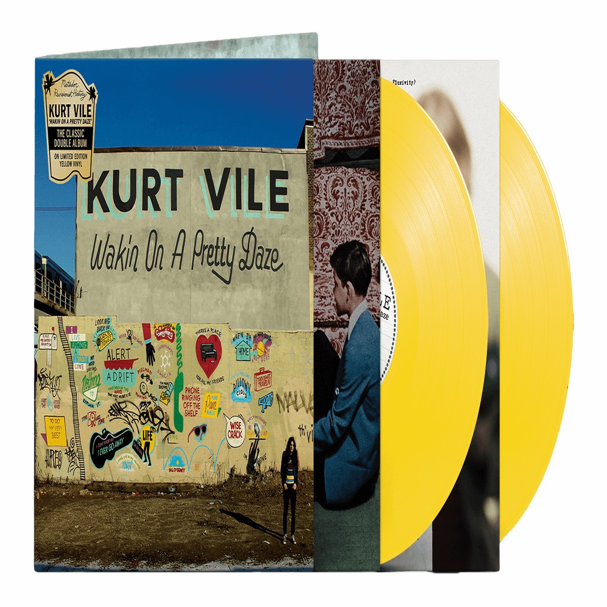 Kurt Vile : Wakin On A Pretty Daze (10th Anniversary Yellow Vinyl)