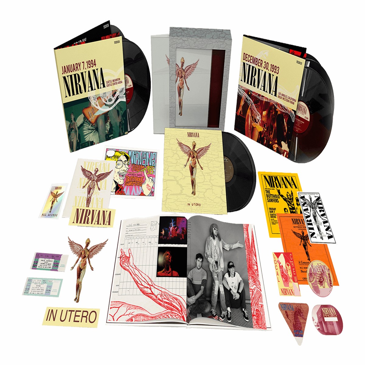 Nirvana : In Utero (8LP 180g Vinyl Super Deluxe )