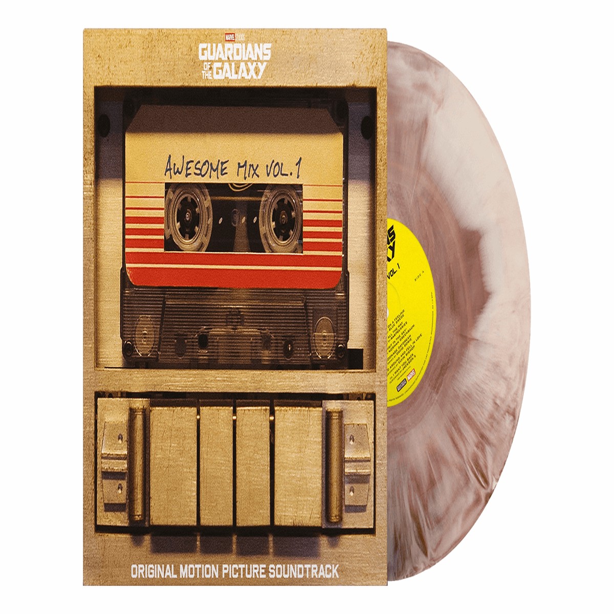 Various Artists : Guardians of the Galaxy: Awesome Mix Vol. 1 (Cloudy Storm Effect Vinyl)