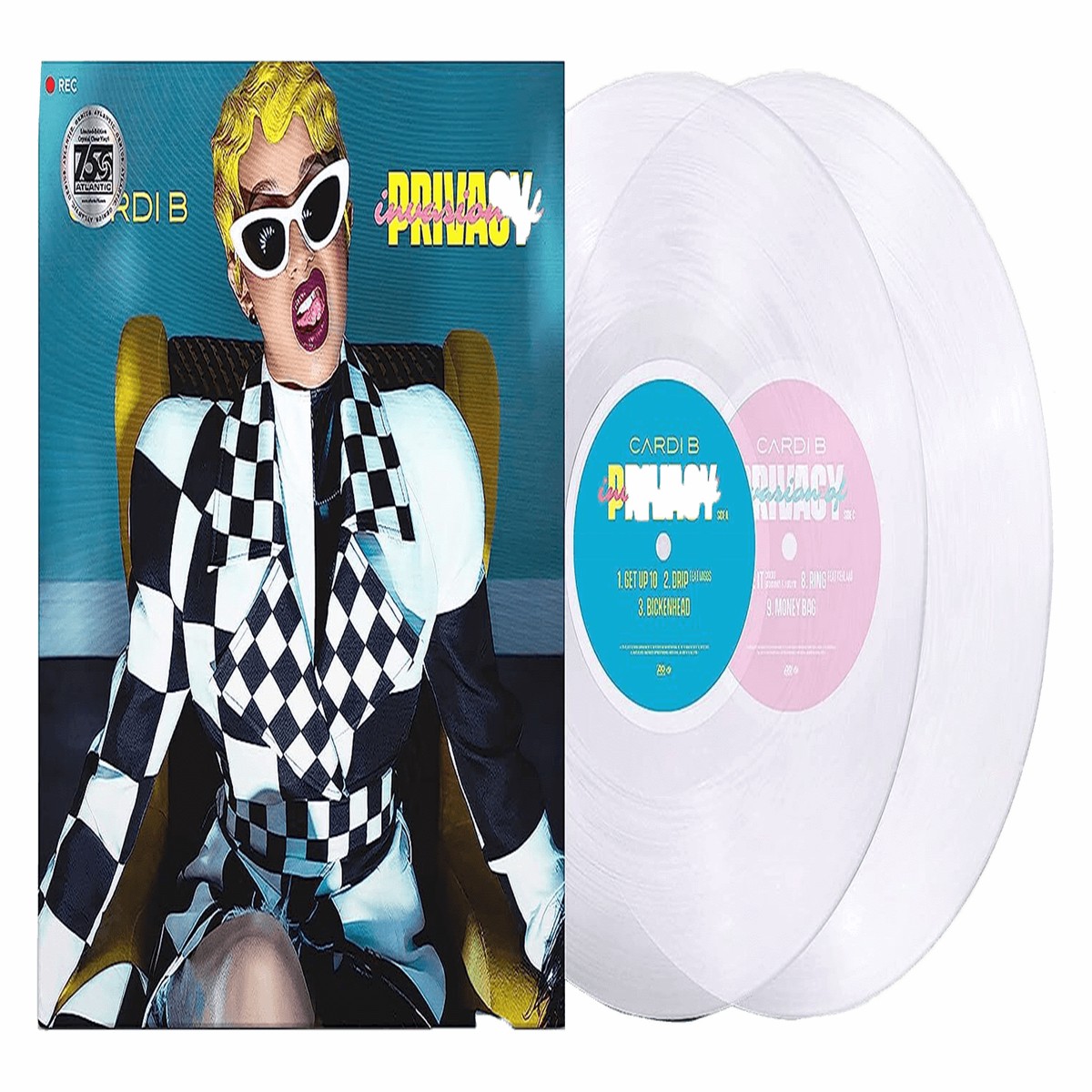 Cardi B : Invasion of Privacy (Ltd Clear Vinyl LP ATL 75)