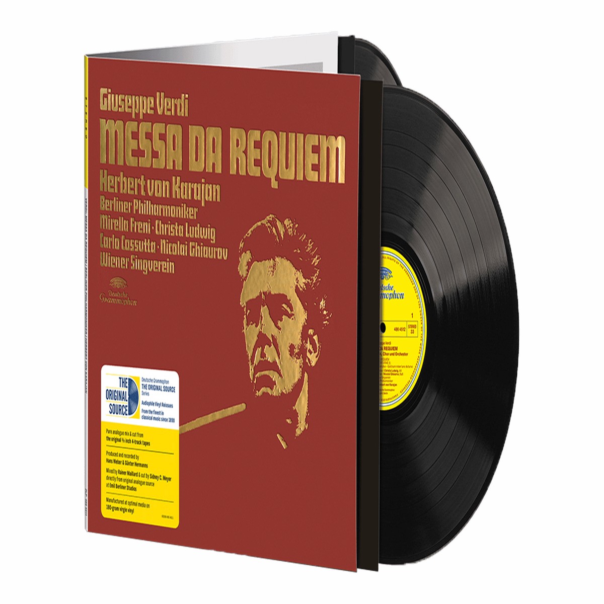 Herbert Von Karajan & Berliner Philharmoniker : Giuseppe Verdi – Messa Da Requiem (Ltd Numbered 2LP)