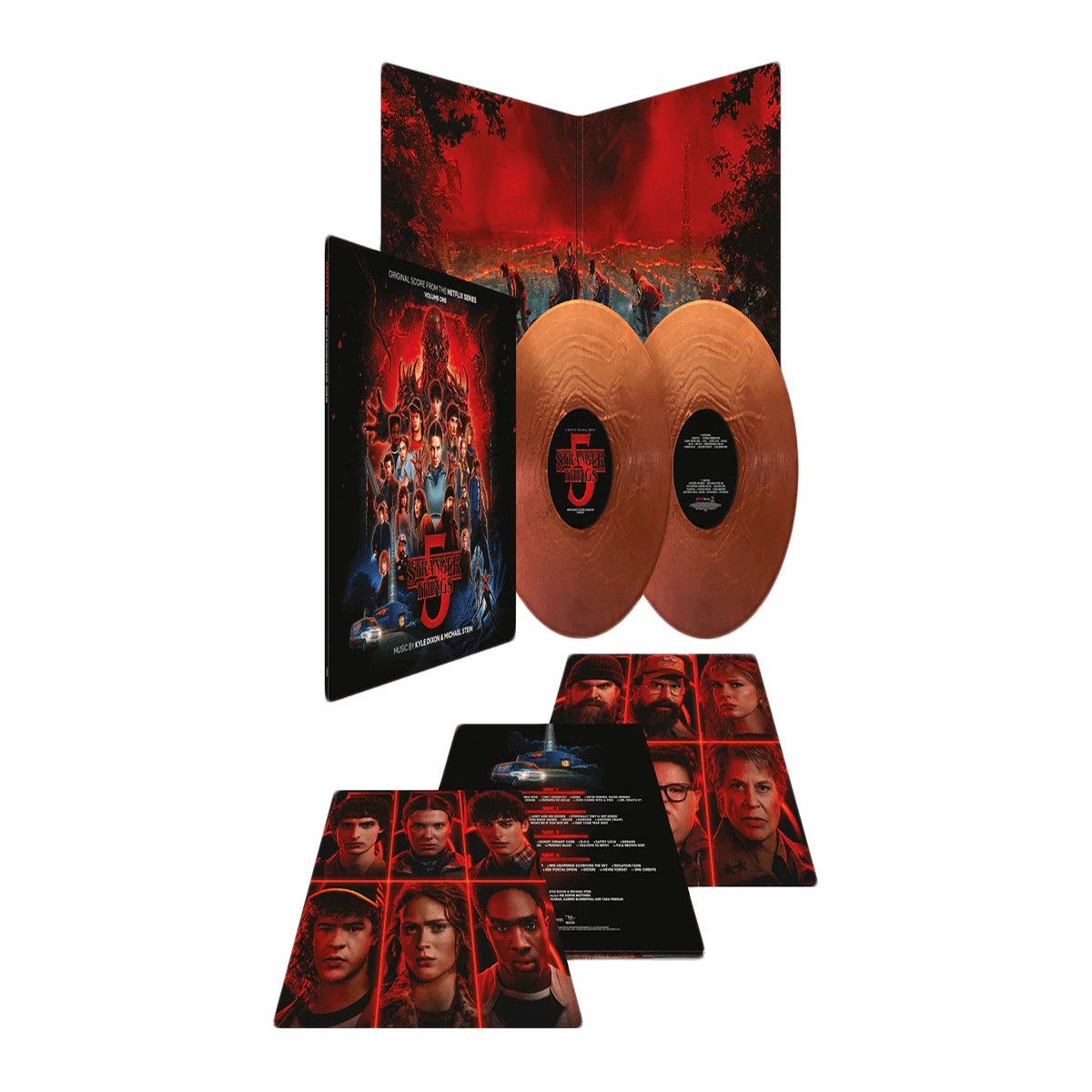 Kyle Dixon and Michael Stein : Stranger Things 5 (Original Score – Volume One)(Metallic Bronze Vinyl)