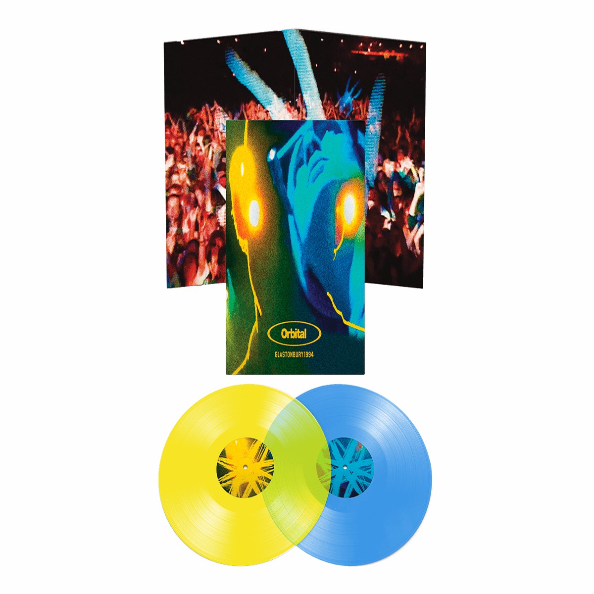 [Pre-Order [25/09] Orbital : Glastonbury 1994 (Transparent Yellow & Blue Vinyl)