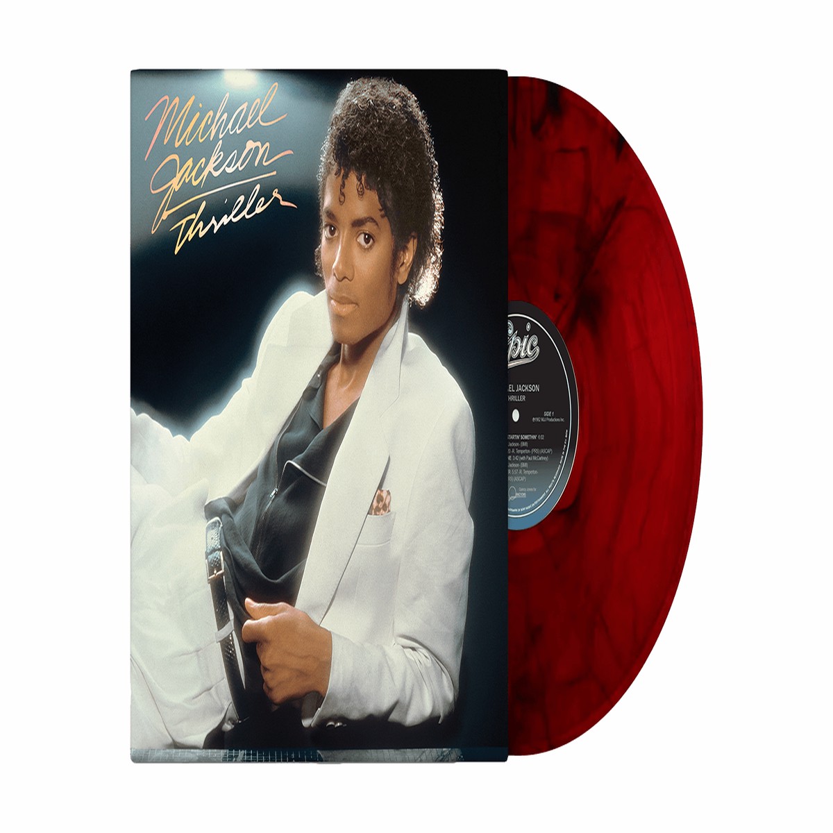 [Pre-Order [30/10] Michael Jackson : Thriller (Red & Black Marble vinyl)