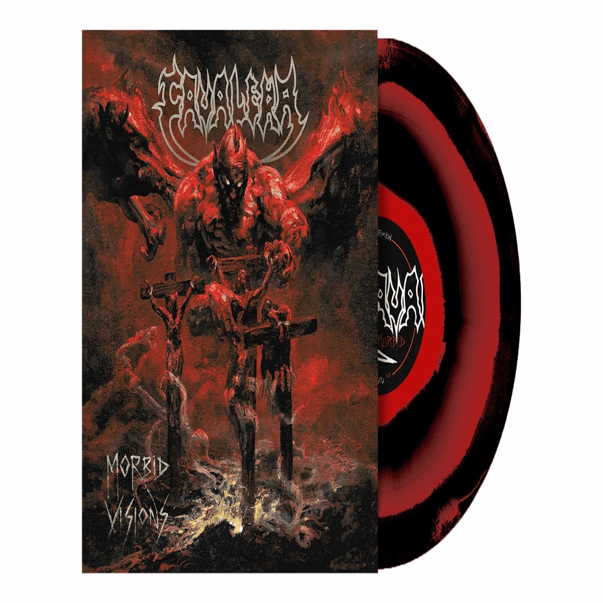 Cavalera : Morbid Visions (Limited Red/Black Corona Vinyl LP)