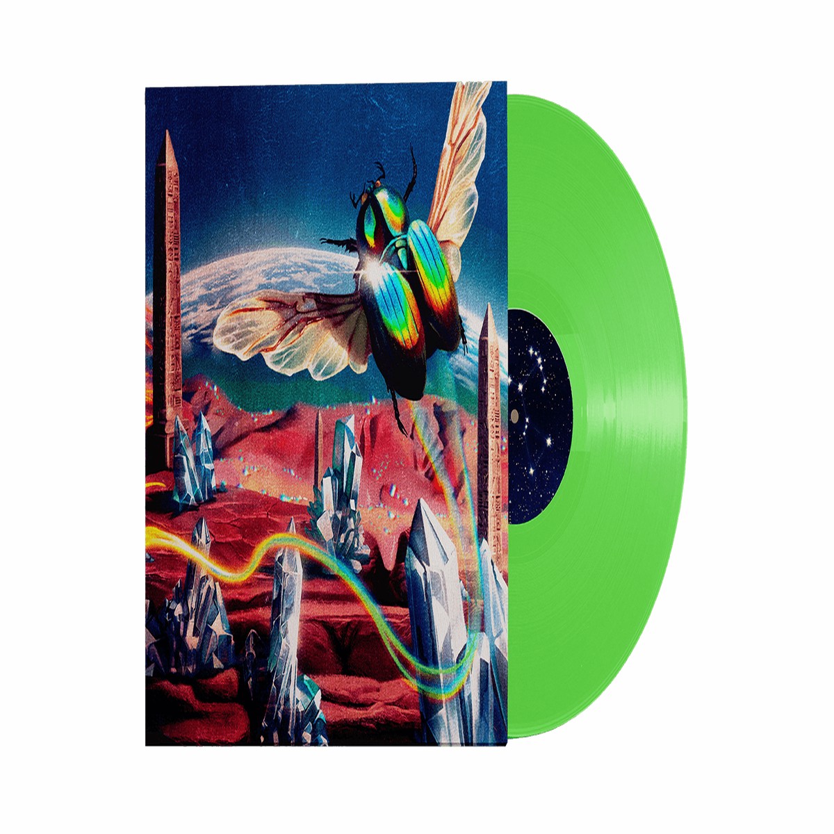 Danger Mouse and Jemini : Born Again (Flourescent Green Vinyl)
