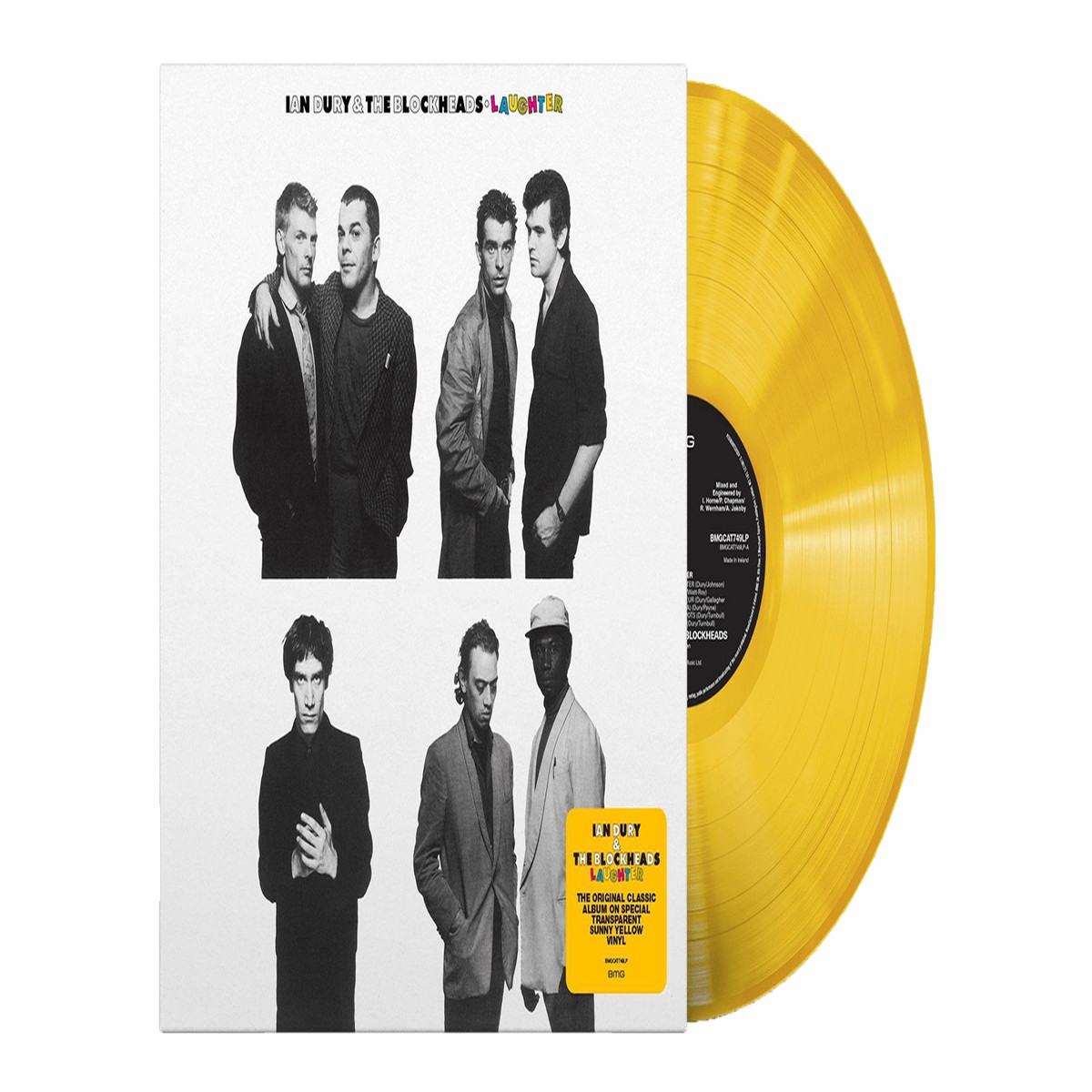 Ian Dury & The Blockheads : Laughter (Transparent Sunny Yellow Vinyl)