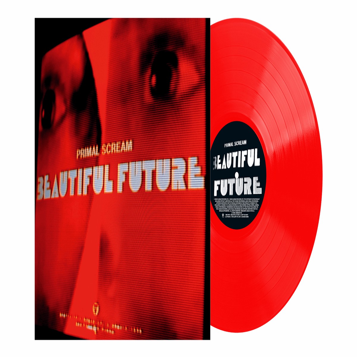 Primal Scream : Beautiful Future (Transparent Red Vinyl)