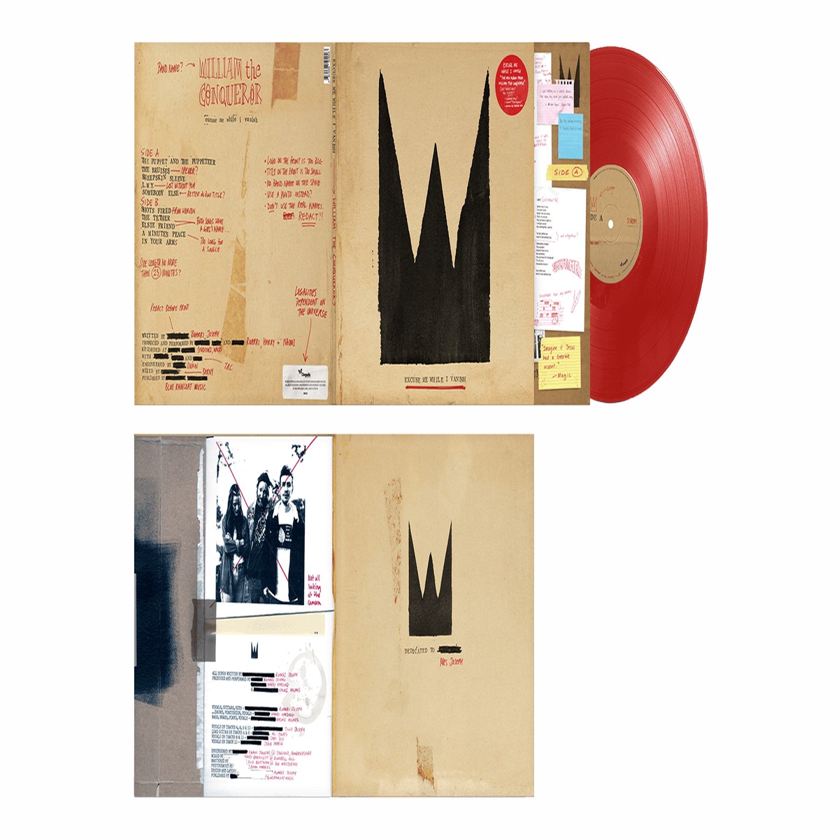 William The Conqueror : Excuse Me While I Vanish (Ltd Blood Red Vinyl)