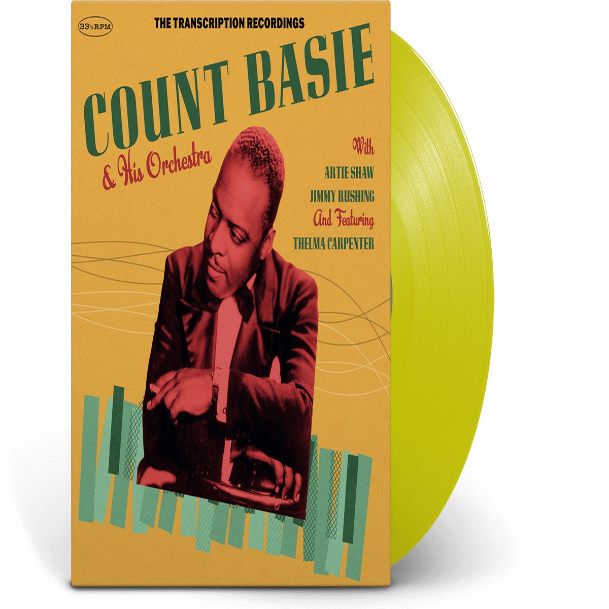 Count Basie and His Orchestra : The Transcription Recordings (Yellow Vinyl)