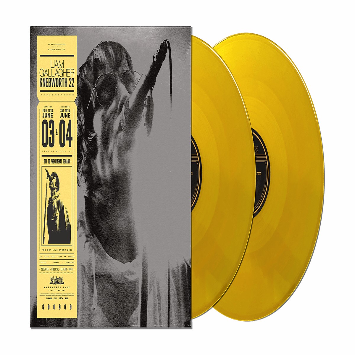 Liam Gallagher : Knebworth 22 (Ltd Sun Yellow Vinyl)