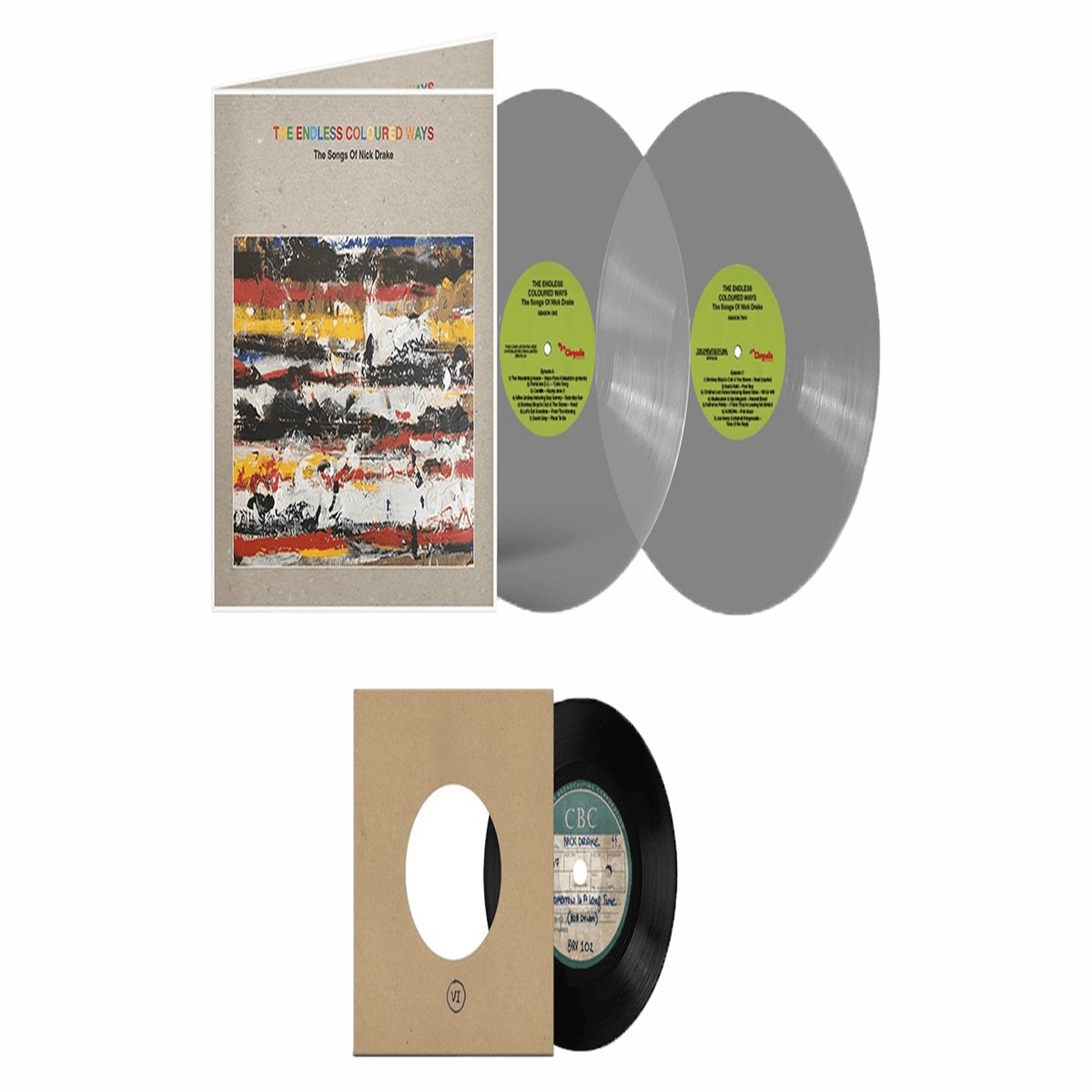 Nick Drake / VA : The Endless Coloured Ways – The Songs of Nick Drake (Ltd Grey Vinyl with Bonus 7″)
