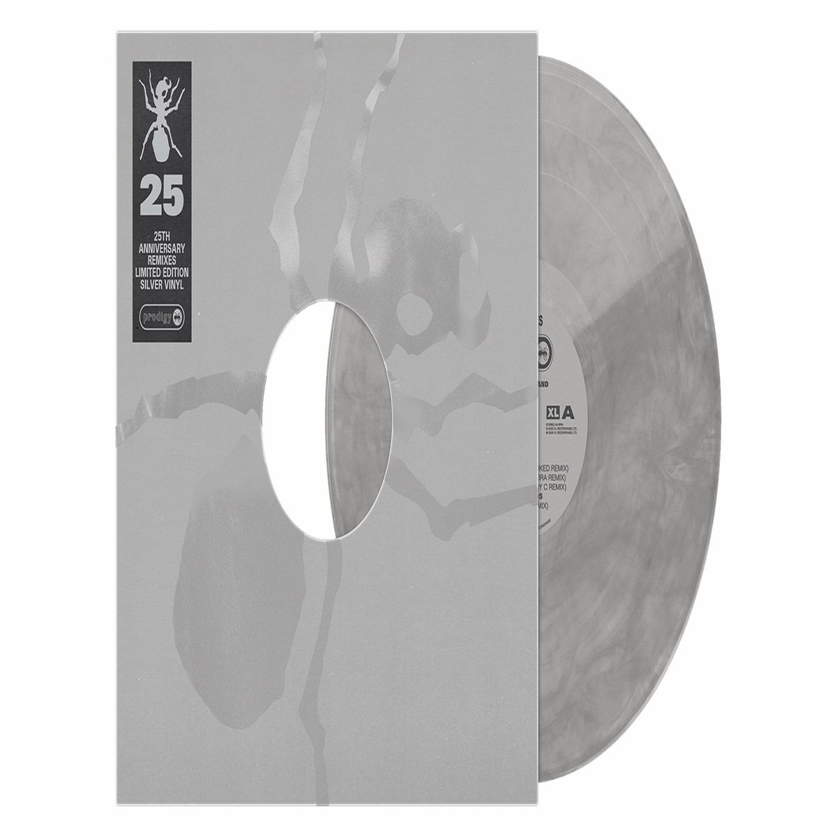 The Prodigy : The Fat Of The Land (25th Anniversary Remixes Silver Vinyl 12″)
