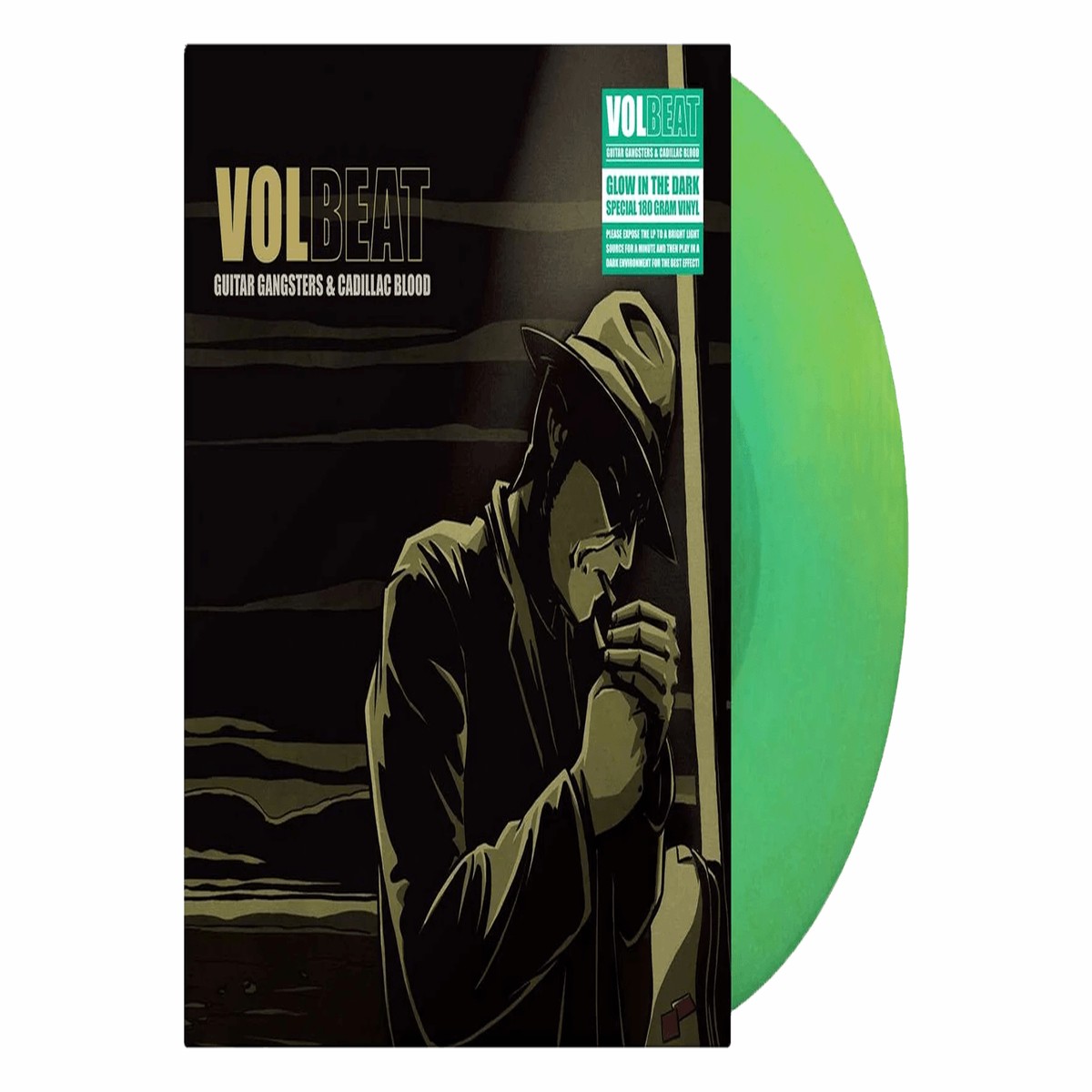 Volbeat : Guitar Gangsters & Cadillac Blood (Glow In The Dark Green Vinyl)