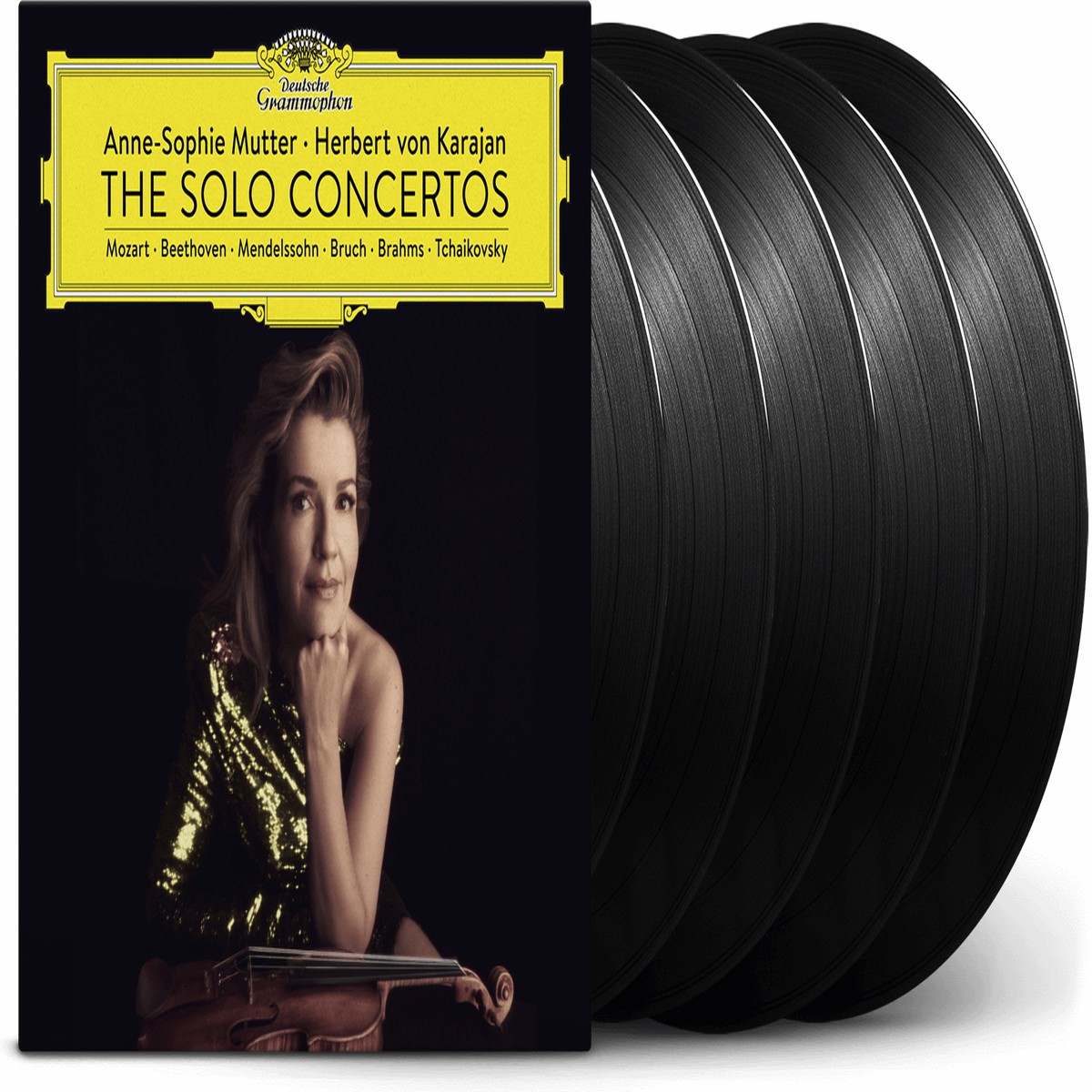 Anne-Sophie Mutter & Herbert Von Karajan : The Solo Concertos With Herbert Von Karajan (5LP 180g)