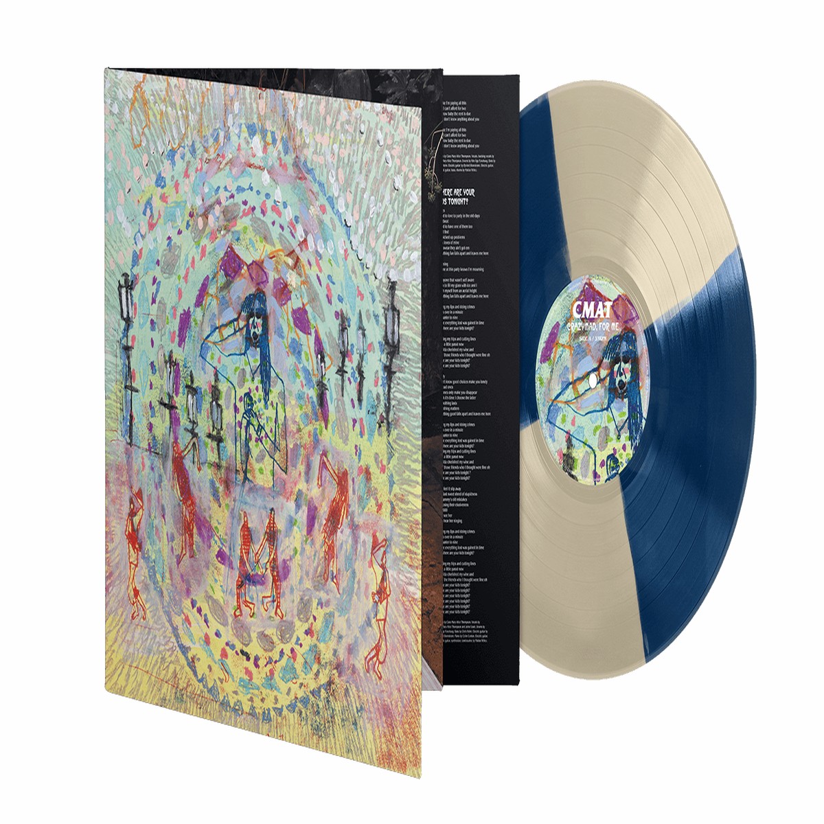 Cmat : CrazyMad, For Me (Ltd Transparent Dark Blue & Cream Vinyl)