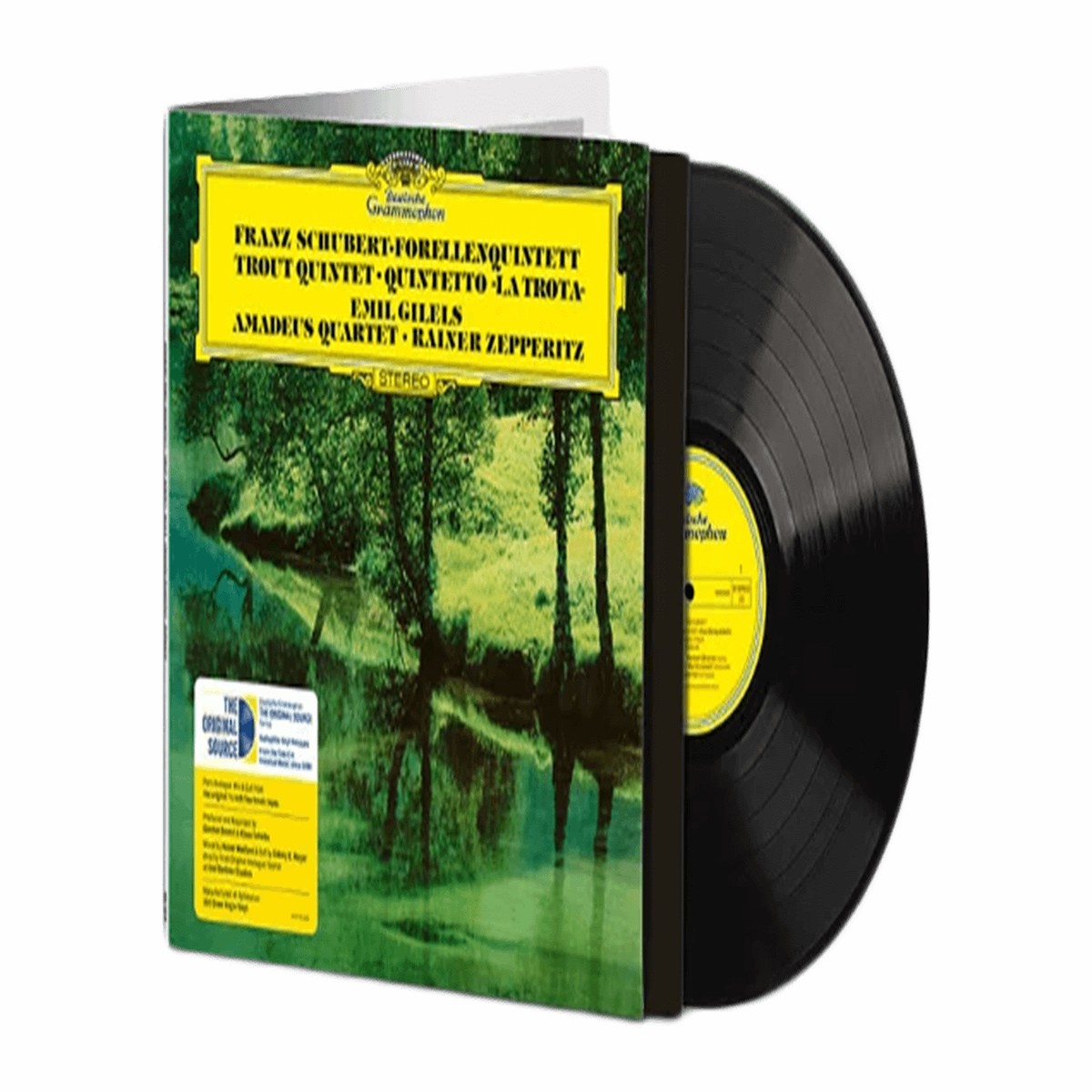 Emile Gillels & Members Of The Amadeus Quartet & Rainer Zepperitz : Franz Schubert – Piano Quintet In A Major “The Trout”