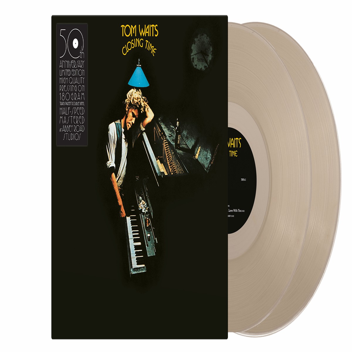 Tom Waits : Closing Time – 50th Anniv. Half-Speed Master (Clear 180g Vinyl 2LP)