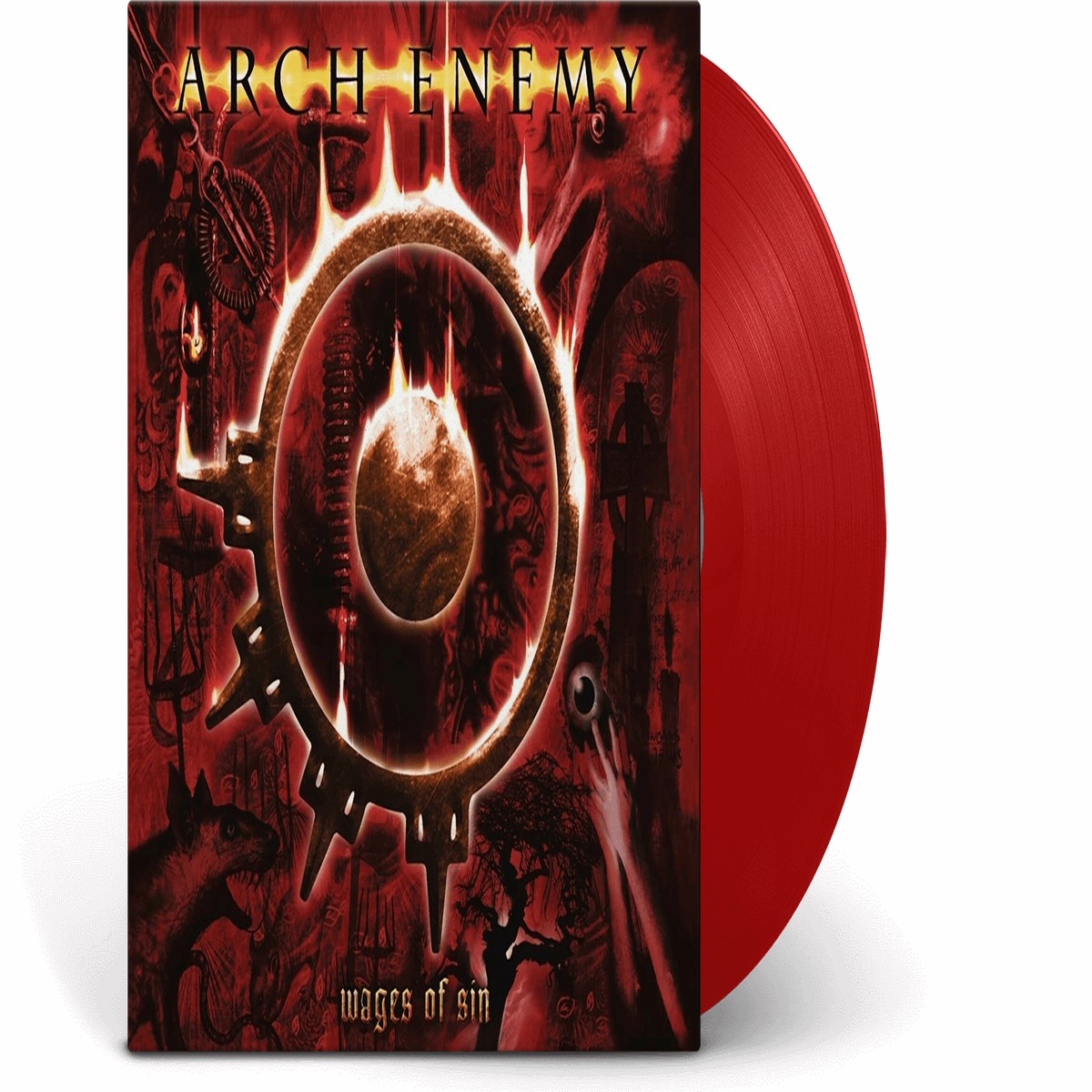 Arch Enemy : Wages Of Sin (2023 Red Vinyl Reissue)