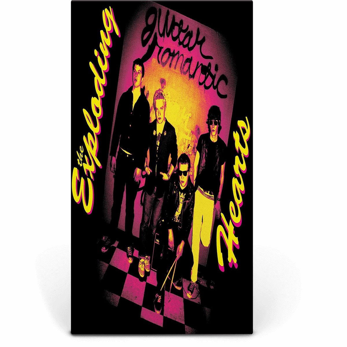 The Exploding Hearts : Guitar Romantic /(Expanded Edition W/ Pink & Yellow Wisp Clear Vinyl