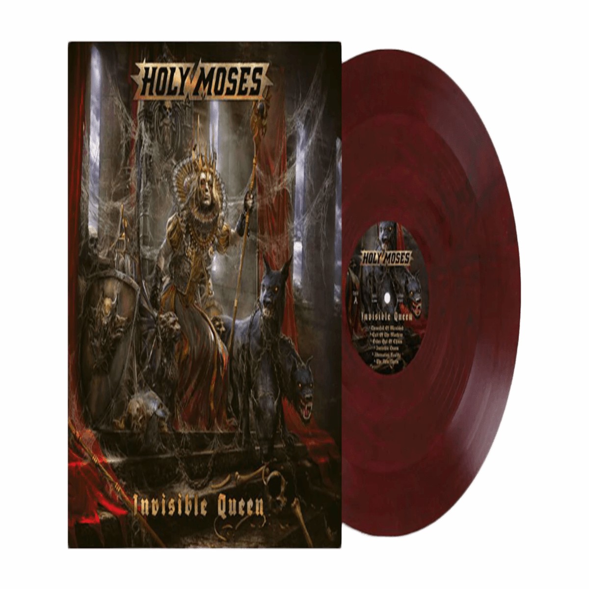 Holy Moses : Invisible Queen (Red Transparent Vinyl)