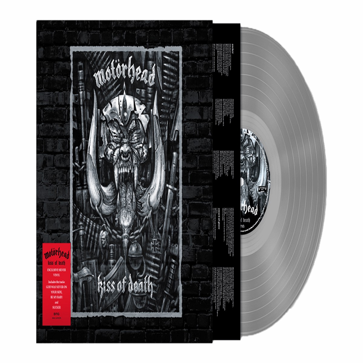 Motrhead : Kiss of Death (Silver Vinyl LP)