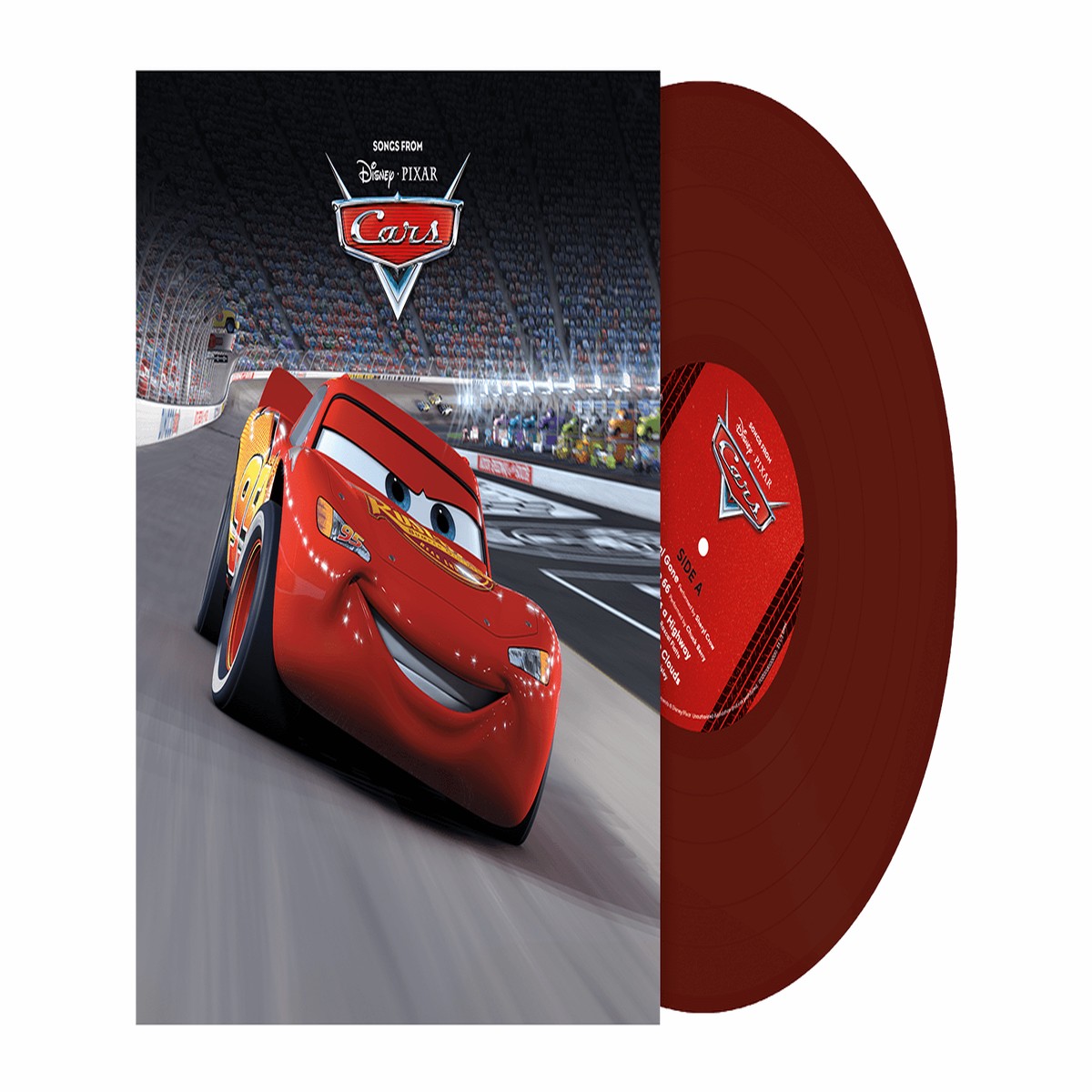 Various Artists : Songs from Cars (D100 Dark Red Vinyl)